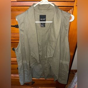 Me Jane olive army green vest. Bought from Buckle. Worn once